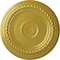 Ekena Millwork Small Alexandria Ceiling Medallion (Fits Canopies up to 4 5/8"), 7 7/8"OD x 3/4"P, Rich Gold CM07ALRGS - alternate 1